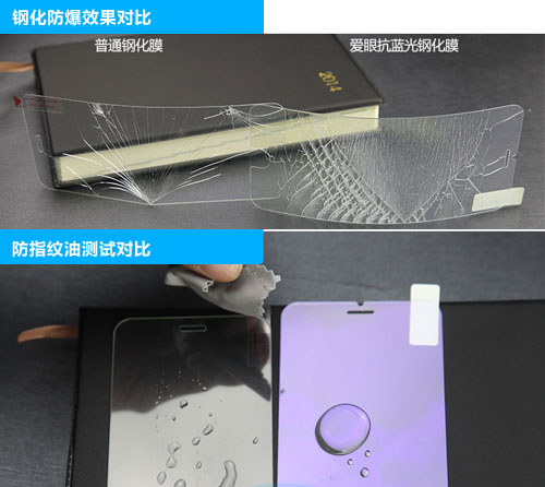 防藍(lán)光鋼化膜防爆防指紋